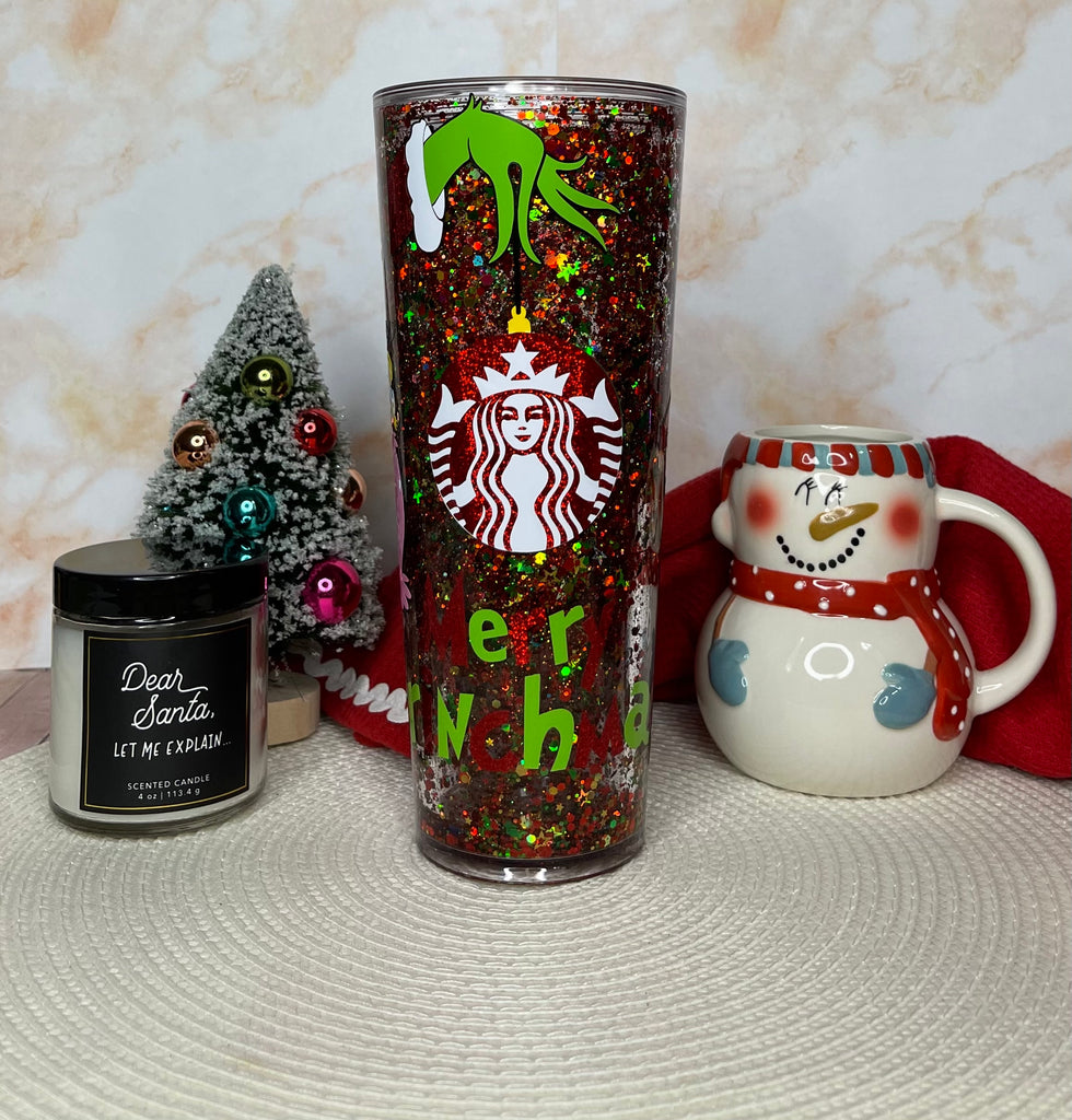 Starbucks Christmas Snowglobe Tumblers